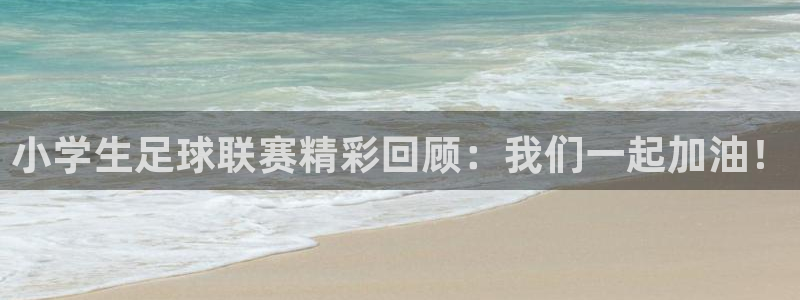 小学生足球联赛精彩回顾：我们一起加油