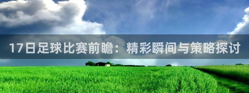 17日足球比赛前瞻：精彩瞬间与策略探